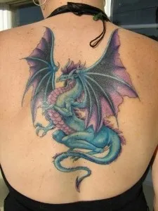 Тату дракони (ескізи, фото, значення), tattoofotos
