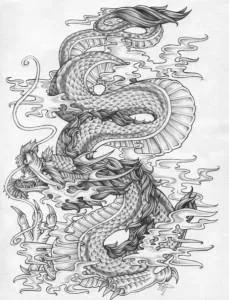 Тату дракони (ескізи, фото, значення), tattoofotos