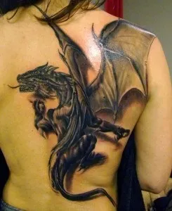 Тату дракони (ескізи, фото, значення), tattoofotos