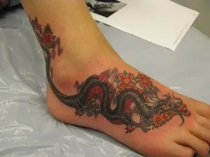 Тату дракони (ескізи, фото, значення), tattoofotos