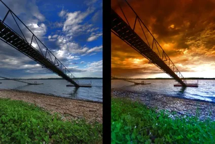 Світлофільтри в сучасній фотографії для чого і чому, роби фото (Зліва фільтра Справа) Світлофільтри в сучасній фотографії для чого і чому, роби фото