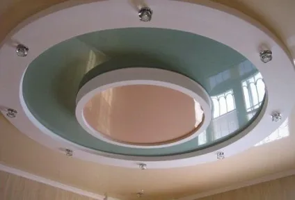 Склепінчаста стеля з гіпсокартону своїми руками фото і відео (гіпсокартону) Склепінчаста стеля з гіпсокартону своїми руками фото і відео