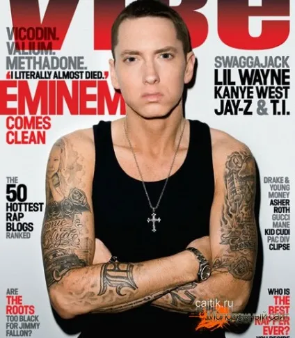 Татуювання eminem фотографії всіх тату і їх значення