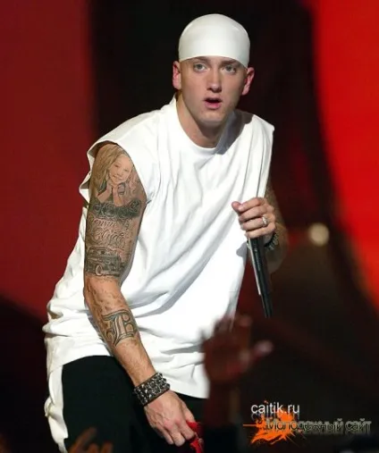 Татуювання eminem фотографії всіх тату і їх значення