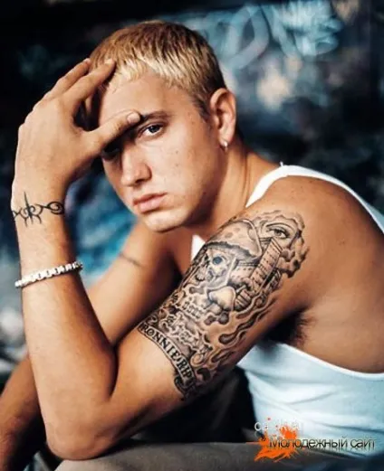 Татуювання eminem фотографії всіх тату і їх значення