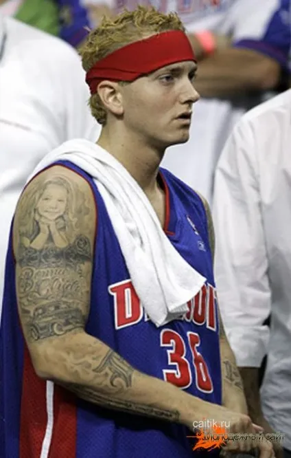 Татуювання eminem фотографії всіх тату і їх значення