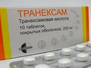 Транексам при рясних місячних - як приймати, дозування, як пити, для зупинки місячних, (рясних) Транексам при рясних місячних - як приймати, дозування, як пити, для зупинки місячних,