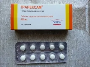 Транексам при місячних дію препарату, інструкція із застосування