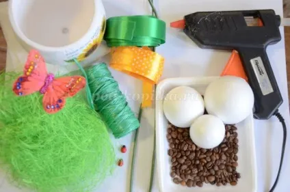 Топиарий соняшник своїми руками