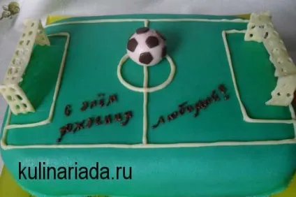 Торт футбольне поле фото рецепт кулінаріада (футбольне) Торт футбольне поле фото рецепт кулінаріада