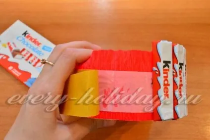 Торт з кіндерів своїми руками, покрокове фото (кіндерів) Торт з кіндерів своїми руками, покрокове фото