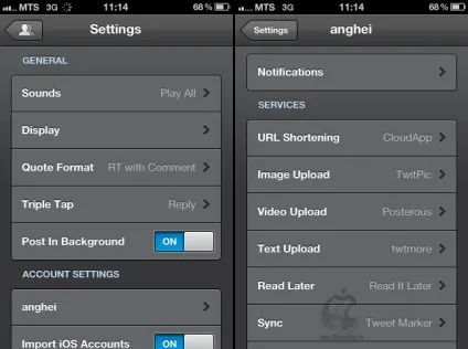 Tweetbot - маленький твіттер-клієнт для iphone з великими можливостями