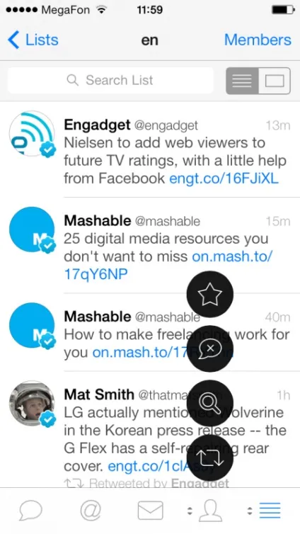 Tweetbot 3 кращий твіттер-клієнт для ios в новій оболонці
