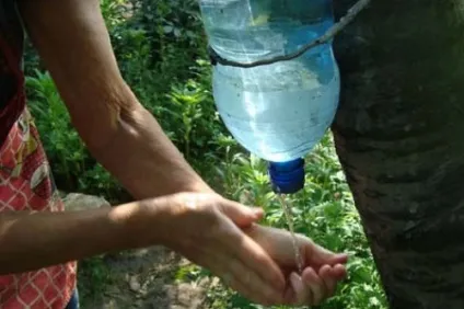 Вуличний умивальник для дачі