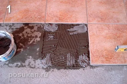 Укладання плитки для підлоги, рекомендації (плитки) Укладання плитки для підлоги, рекомендації