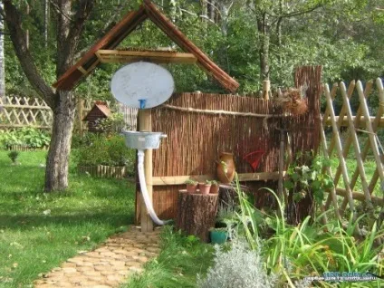Вуличний умивальник для дачі