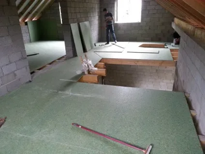 Укладання ГВЛ на дерев'яну підлогу порядок виконання робіт і відео інструкція (робіт) Укладання ГВЛ на дерев'яну підлогу порядок виконання робіт і відео інструкція