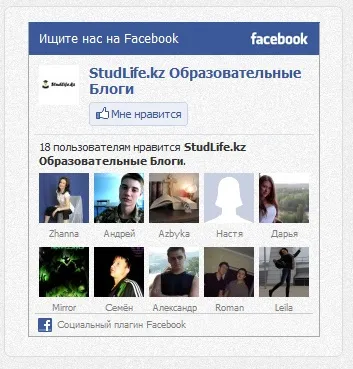 Встановлюємо віджет facebook на сайт