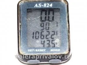 Велокомпьютер as-824 на велосипеді motor vernor xc (vernor) Велокомпьютер as-824 на велосипеді motor vernor xc
