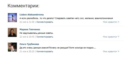 Види контенту на сайті