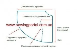 Форма туніки для пляжу, з шифону, для дівчинки, кажан (шифону) Форма туніки для пляжу, з шифону, для дівчинки, кажан