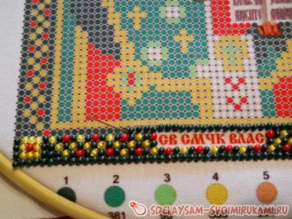 Вишивка бісером по тканині з малюнком, майстер-клас своїми руками