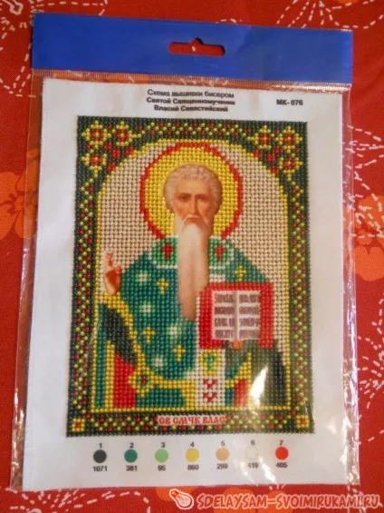 Вишивка бісером по тканині з малюнком, майстер-клас своїми руками