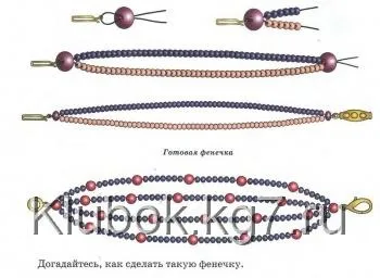 Все про фенечки з бісеру, клубок (гачком) Все про фенечки з бісеру, клубок
