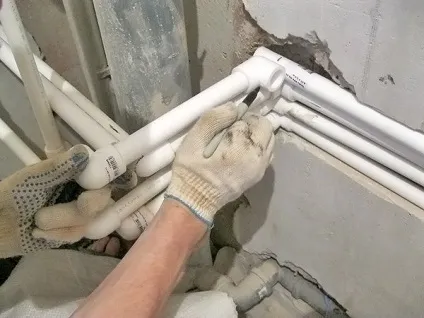 Водопровід у ванній своїми руками