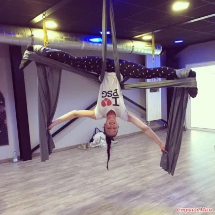 Повітряні полотна - я вчора забралася на них))) - pole dance, workout і інші напрямки в