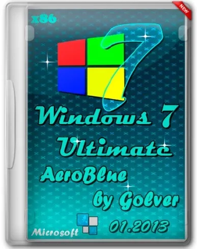 Windows 7 ultimate aeroblue by golver (х86