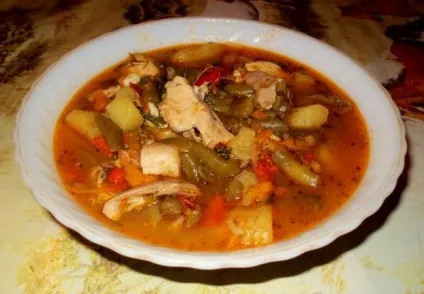 Хашлама з куркою - легкий варіант смачного кавказького страви (смачного) Хашлама з куркою - легкий варіант смачного кавказького страви