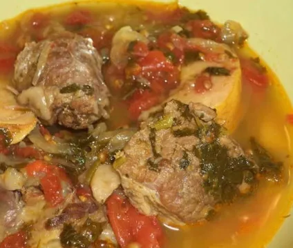 Хашлама з куркою - легкий варіант смачного кавказького страви (смачного) Хашлама з куркою - легкий варіант смачного кавказького страви