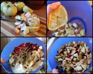 Яблучний пай з корицею, лимонним соком, згущеним молоком (корицею) Яблучний пай з корицею, лимонним соком, згущеним молоком