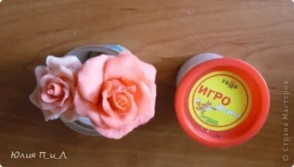 Холодний фарфор фарбуємо масу