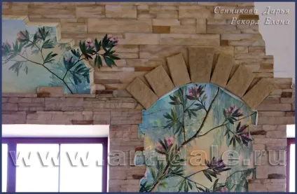 Художній розпис стін - під камінь - своїми руками (стін) Художній розпис стін - під камінь - своїми руками