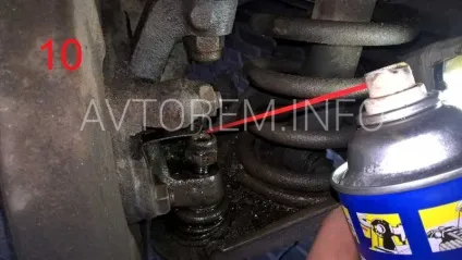 Заміна нижньої кульової опори на автомобілях ваз-2101, ваз-2102, ваз-2104, ваз-2105, ваз-2106, (нижня кульова опора ВАЗ 2106 заміна) Заміна нижньої кульової опори на автомобілях ваз-2101, ваз-2102, ваз-2104, ваз-2105, ваз-2106,