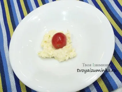 Закуска з помідорів чері з сиром і часником, рецепт з фото (закуска) Закуска з помідорів чері з сиром і часником, рецепт з фото