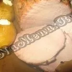 Печеня зі свинини з картоплею і солоними огірками рецепт з фото в духовці
