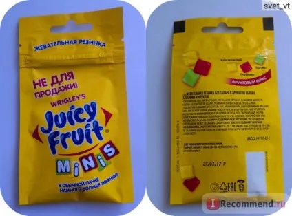 Жувальна гумка juicy fruit minis - «juicy fruit minis одне суцільне розчарування! 9 (͡ ๏ ̯͡ ๏) 6 (fruit) Жувальна гумка juicy fruit minis - «juicy fruit minis одне суцільне розчарування! 9 (͡ ๏ ̯͡ ๏) 6