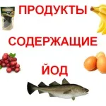 Продукти містять йод