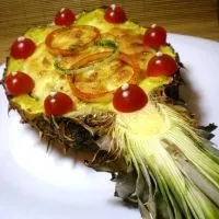 Ананаси, фаршировані курячим філе (філе) Ананаси, фаршировані курячим філе