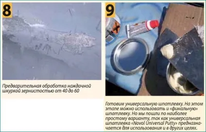 Швидкий ремонт склопластикового корпусу малого судна (корпуси) Швидкий ремонт склопластикового корпусу малого судна