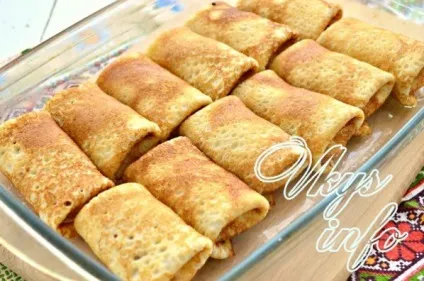Млинці з шинкою і сиром рецепт з фото (шинкою) Млинці з шинкою і сиром рецепт з фото