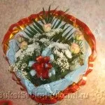 Букет віялом, букет своїми руками (букет з целофану) Букет віялом, букет своїми руками