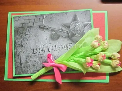 Букет квітів з паперових серветок (клас) Букет квітів з паперових серветок