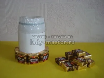 Букет з цукерок ананас, майстер - клас з покроковими фото (цукерок) Букет з цукерок ананас, майстер - клас з покроковими фото