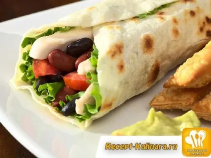 Бурито з куркою - рецепт кулінара (буріто) Бурито з куркою - рецепт кулінара