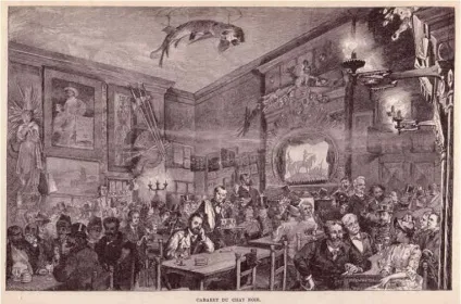 Чорний кіт - символ парижа, мистецтва і богеми - хвостаті байки (чорний) Чорний кіт - символ парижа, мистецтва і богеми - хвостаті байки