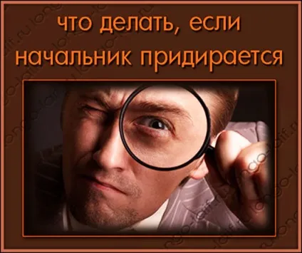 Що робити, якщо начальник прискіпується, блог натальи Рего (натальи) Що робити, якщо начальник прискіпується, блог натальи Рего